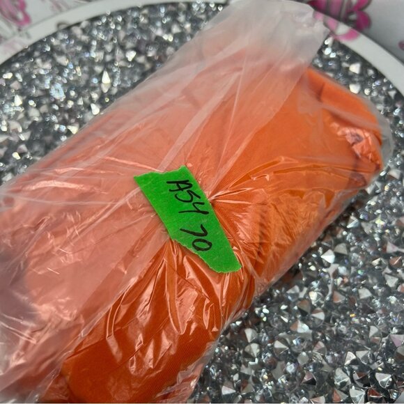 Poncho pull over bright Vibrant Orange Fringe Poncho tassle bottom hem comfy - Picture 10 of 10